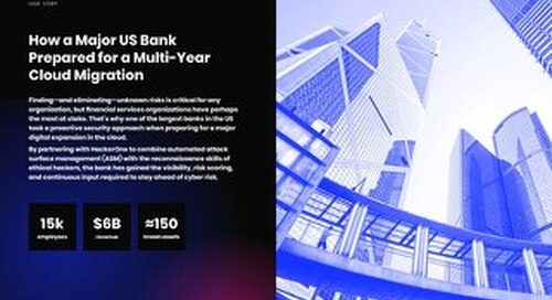 How a Major US Bank Prepared for a Multi-Year Cloud Migration