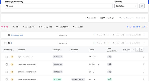 HackerOne Assets Deep Dive: Asset Inventory